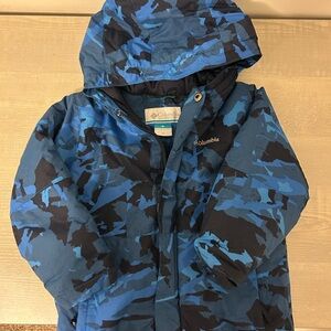 Columbia Blue Camo Coat